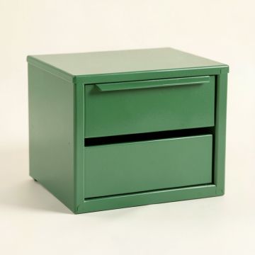 Ash Crossing Small-Parts Storage Drawer Cabinet - Green (synthetic illustration; no displayed measurements)