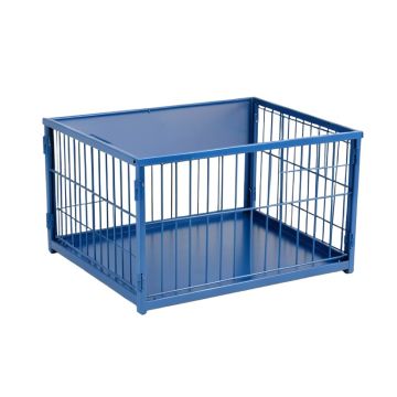 Willow Branch Empty Furniture-Style Pet Crate - Blue