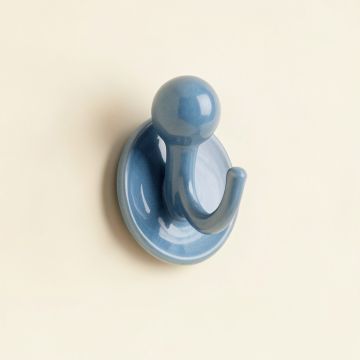 Cove Crest Wall-Mounted Robe Hook - Blue (synthetic illustration; no displayed measurements)