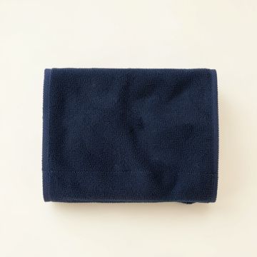 Clay Crest Bath Towel - Navy (synthetic illustration; no displayed measurements)