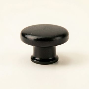 Linden Bend Cabinet Knob Without Packaging - Black (synthetic illustration; no displayed measurements)