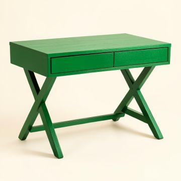 Meadow Dale Writing Desk - Green (synthetic illustration; no displayed measurements)