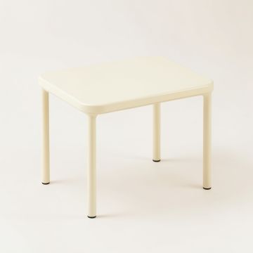 Vale Bluff Compact Balcony Table - Cream (synthetic illustration; no displayed measurements)