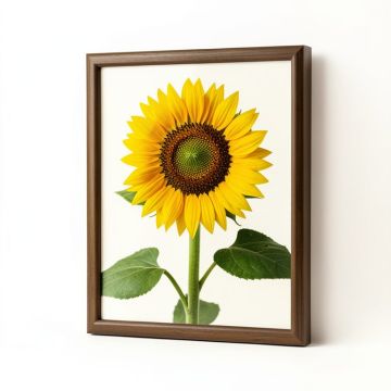 Sunflower In Bronze Ii By 0 Welby - Print (synthetic illustration; no displayed measurements)