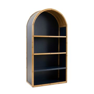 Bay Crossing Freestanding Bookcase - Navy