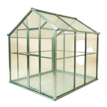 Elite Heavy-Duty Aluminum 8 Ft. W X 16 Ft. D Greenhouse