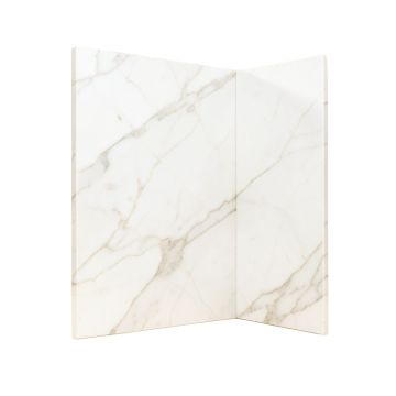 4 '' X 12 '' Polished Marble Tile In Carrara White