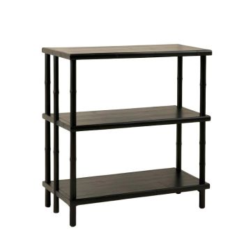 Slate Bend Empty Seed-Starting Shelving Unit Without Lights - Black