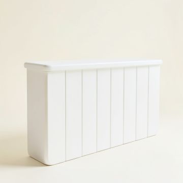 Laurel Bluff Narrow Outdoor Storage Bench - White (synthetic illustration; no displayed measurements)