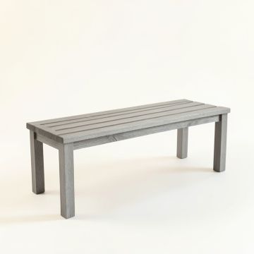 Fern Bend Indoor Bench - Gray (synthetic illustration; no displayed measurements)