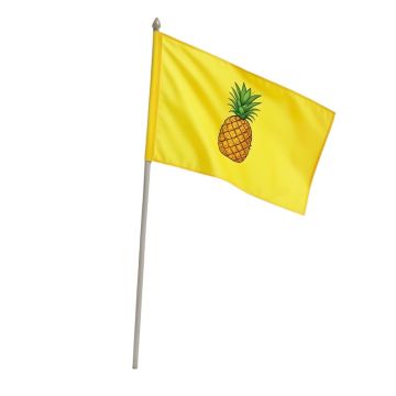 Toler Welcome Pineapple 2-Sided Polyester 18 X 12 In . Garden Flag