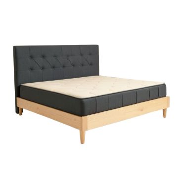 Anner Tufted Low Profile Upholstered Standard Bed