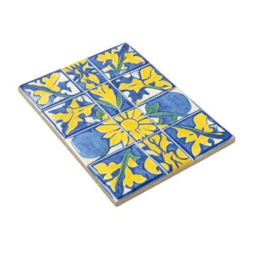 Summer Flora 0.75 '' X 0.75 '' Porcelain Mosaic Wall & Floor Tile