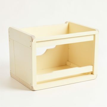 Hill Bend Empty Furniture-Style Pet Crate - Ivory (synthetic illustration; no displayed measurements)