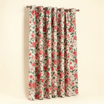 Kuehn Lined Tailored Floral Rod Pocket Single Curtain Panel (synthetic illustration; no displayed measurements)