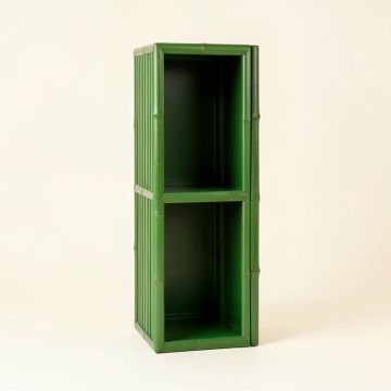 Stone Branch Narrow Cubby Tower - Green (synthetic illustration; no displayed measurements)