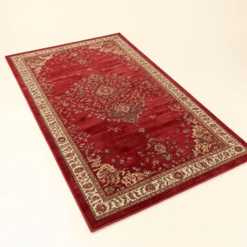 Turnbow Power Loom Red Rug (synthetic illustration; no displayed measurements)