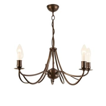 Latrell 5 - Light Candle Style Drum Chandelier