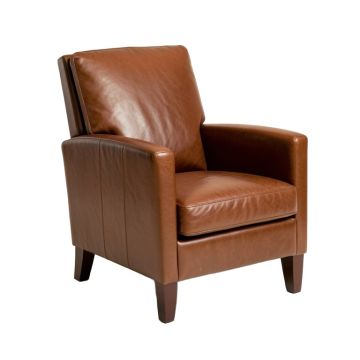 Leather Upholstered Arm Chair