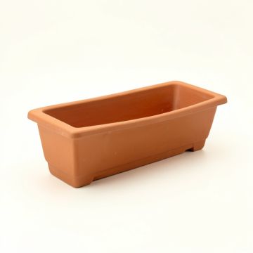 Fern Arc Empty Railing Planter With Integral Brackets (synthetic illustration; no displayed measurements)