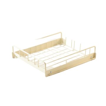 Cove Dale Empty Under-Desk Cable Tray - Ivory