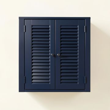 Dune Dell Wall-Mounted Laundry Cabinet - Navy (synthetic illustration; no displayed measurements)