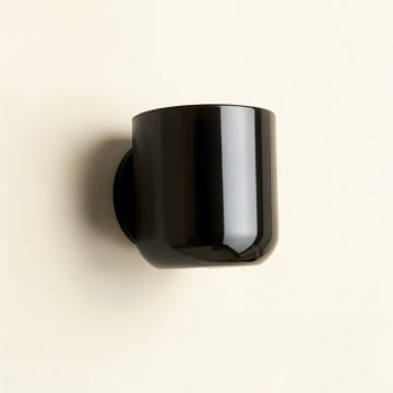Juniper Branch Wall Sconce Mounted On A Plain Wall - Black (synthetic illustration; no displayed measurements)