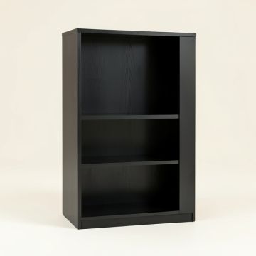 Brook Crest Freestanding Bookcase - Black (synthetic illustration; no displayed measurements)