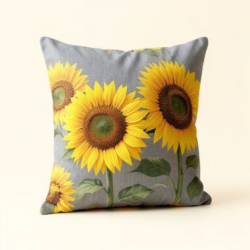 Kaufmann Fresh Picked Sunflowers Throw Pillow (synthetic illustration; no displayed measurements)