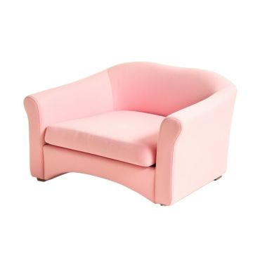 Upholstered Doll Sofa With Foldout Bed