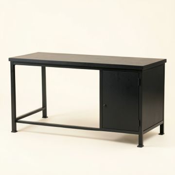 Stone Bridge Empty Workshop Workbench - Black (synthetic illustration; no displayed measurements)