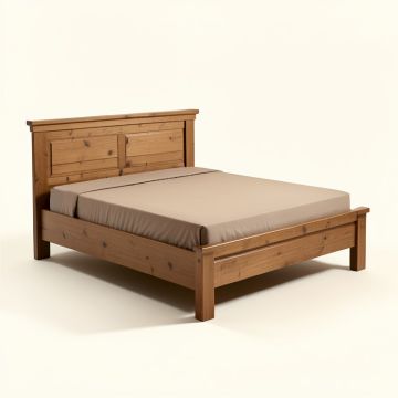Antaja Solid Wood Standard Bed (synthetic illustration; no displayed measurements)