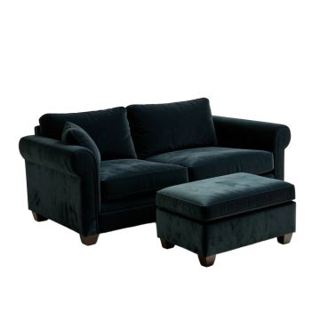 Brooke 114.17 '' Wide Velvet Reversible Sleeper Sofa & Chaise With Ottoman