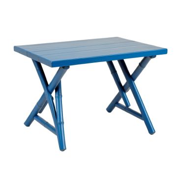 Fern Branch Patio Table - Blue