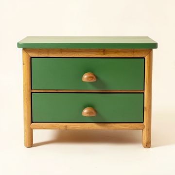 Reed Crossing Nightstand - Green (synthetic illustration; no displayed measurements)
