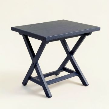 Aspen Crossing Compact Balcony Table - Navy (synthetic illustration; no displayed measurements)