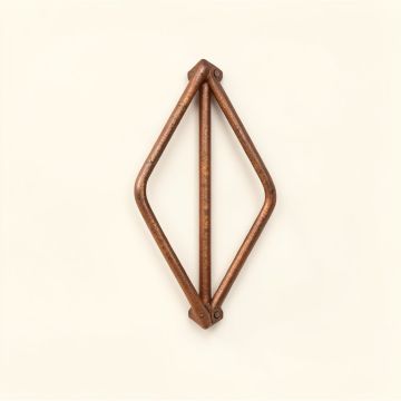 Copper Rustic Iron Wall Décor (synthetic illustration; no displayed measurements)