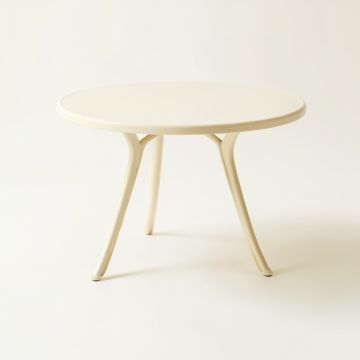 Slate Arc Patio Table - Ivory (synthetic illustration; no displayed measurements)