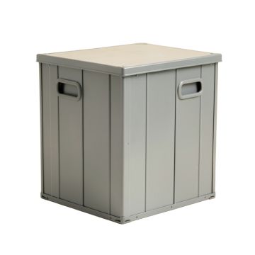 Cedar Bend Closed Outdoor Storage Box - Gray