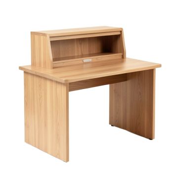 Solid Wood Computer Desk With Hutch