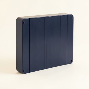 Lake Bend Narrow Outdoor Storage Bench - Navy (synthetic illustration; no displayed measurements)