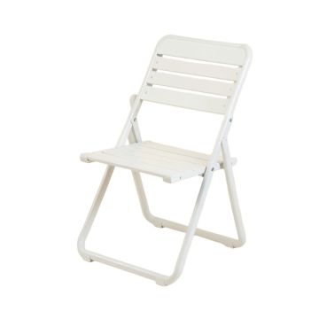 Birch Bluff Folding Outdoor Chair - White