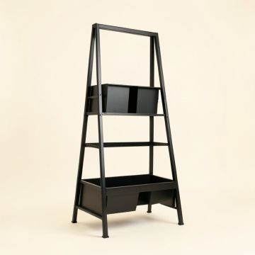 Holly Bluff Empty Vertical Garden Frame - Black (synthetic illustration; no displayed measurements)