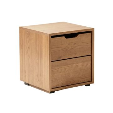 Monica Drum End Table With Storage