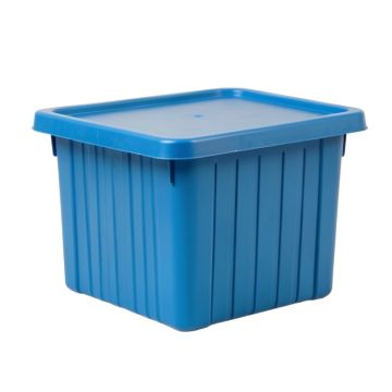 Slate Branch Closed Outdoor Storage Box - Blue