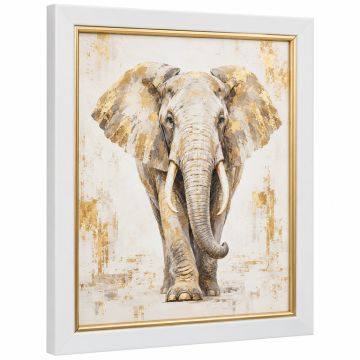 Elephant - Picture Frame Graphic Art Print On Paper
