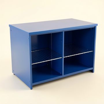 Dawn Bend Empty Countertop Canister Rack - Blue (synthetic illustration; no displayed measurements)