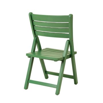 Reed Bridge Folding Outdoor Chair - Green