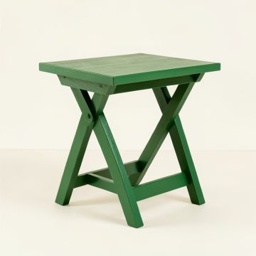 Shore Bluff Compact Balcony Table - Green (synthetic illustration; no displayed measurements)
