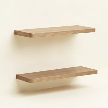 Showcase 3 Piece Wall Shelf Set (synthetic illustration; no displayed measurements)